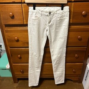 American Eagle White Jeggings